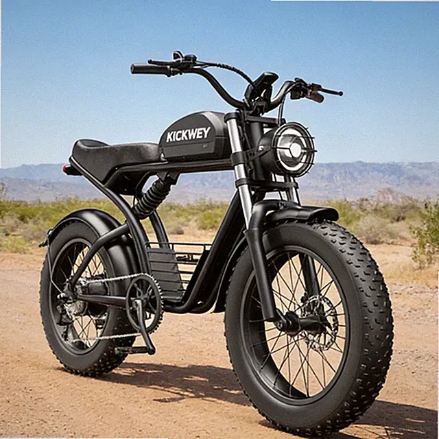 1500W Motor 32Mph Electric Mountain Bicycle Fat Tyre City Off-road Ebike