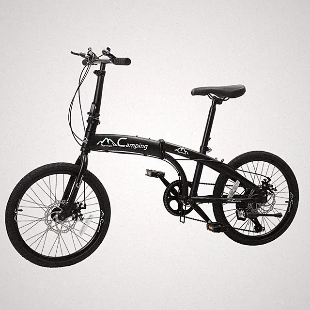 20'' Folding Bike Shimano 7 Speed Foldable Bicycle Road Bike Double Disc Brake