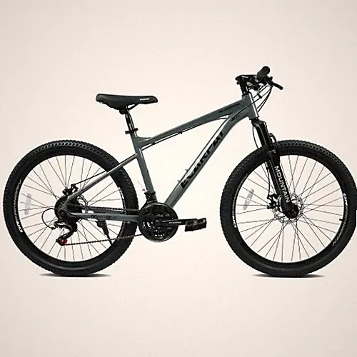 26 Inch All-Terrain Mountain Bike with Disc Brakes 21-Drivetrain & Durable Carb