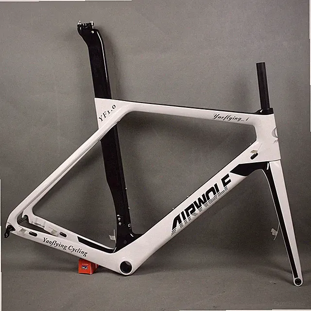 AIRWOLF Road Bike Carbon Fiber Frame Disc Bicycle Frameset Fork Seatpost 49-56cm