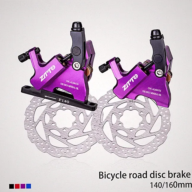 Gravel Road Bike Disc Brake Hydraulic Flat Mount Rotor Brake Caliper Wire Pull