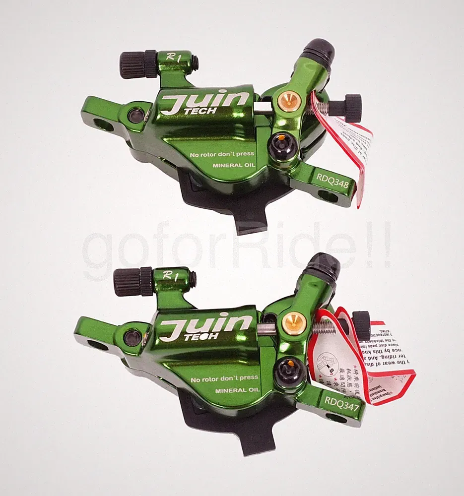 Juin R1 Road Cyclocross Gravel Bicycle Bike Cable Hydraulic Disc Brake Set Green