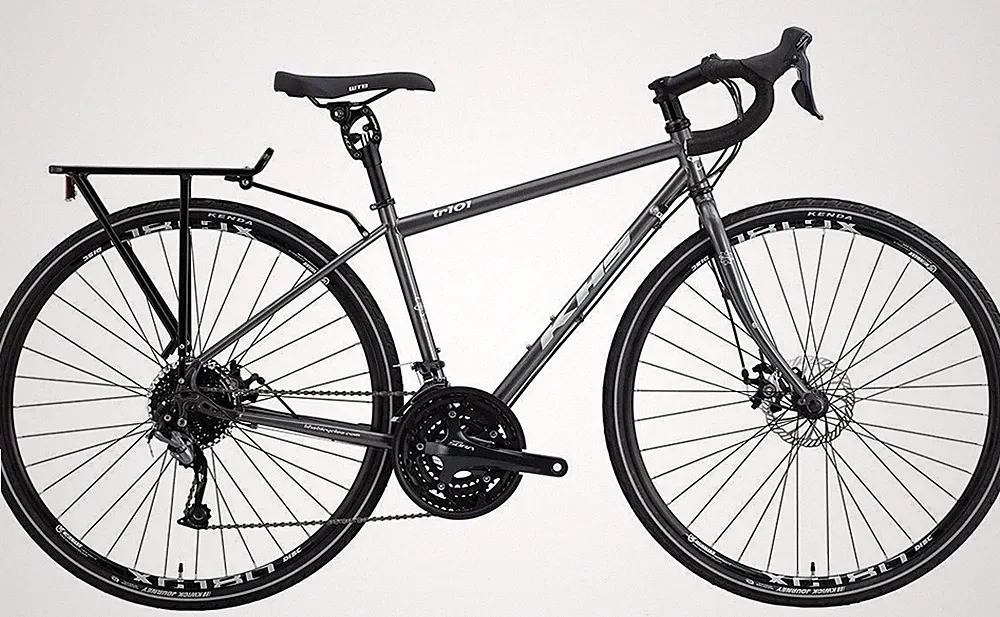 KHS 49cm Extra Small TR101 700 Touring 27 Speed Reynolds 520 Steel Disc Bike New