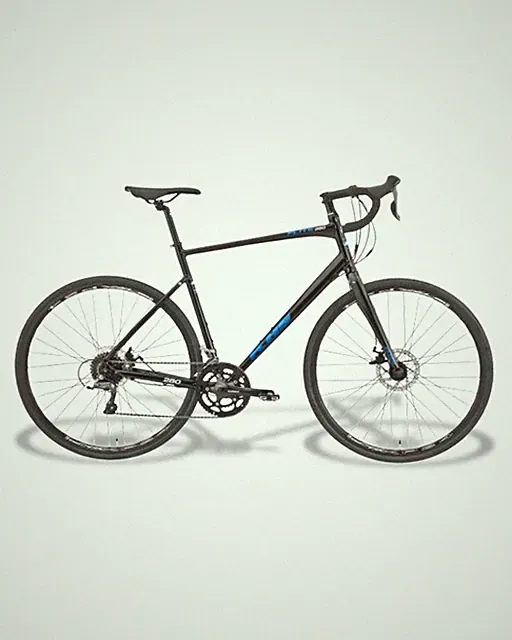 KHS Flite 280 Road Bike 2025 Medium 16-Speed Shimano Claris Disc, Black