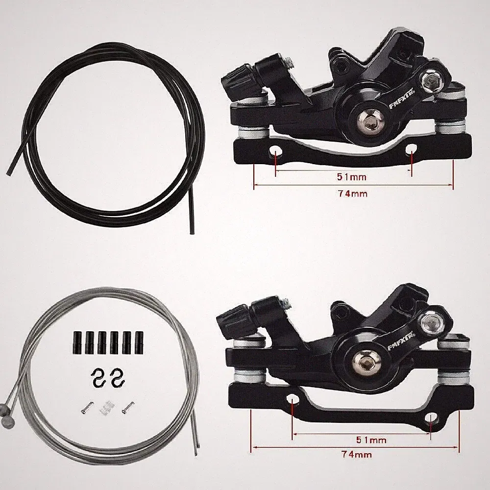 Mountain Bike MTB Folding Bike 160/180mm Bicycle Mechanical Disc Brake Caliper
