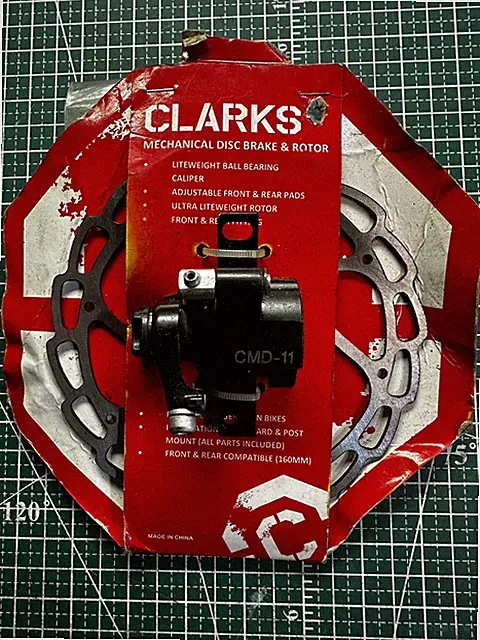 NOS Clarks Bicycle CMD-11 Mechanical Disc Brake Front or Rear 160mm