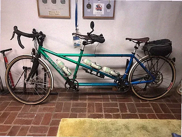 Santana Sovereign Tandem Road Bike Small Prism Aloha Fade 700c • Shimano Triple