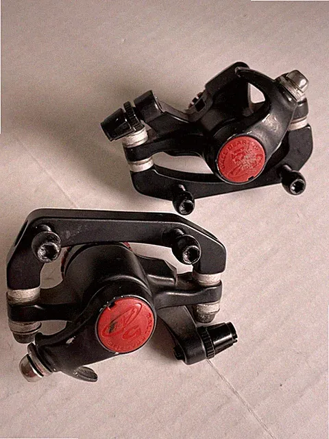 Sram Avid BB5 Mechanical Disc Brake Caliper Set W/ Mounts Black, 160mm Good Cond