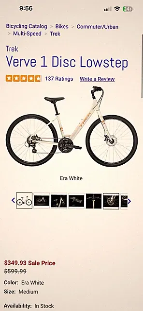 Trek Verve 1 Mech. Disc. Size M OBO