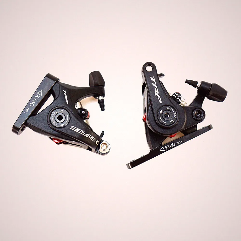 TRP Spyre-C Mechanical Disc Brake Caliper Flat Mount Road Front/Rear or Pair