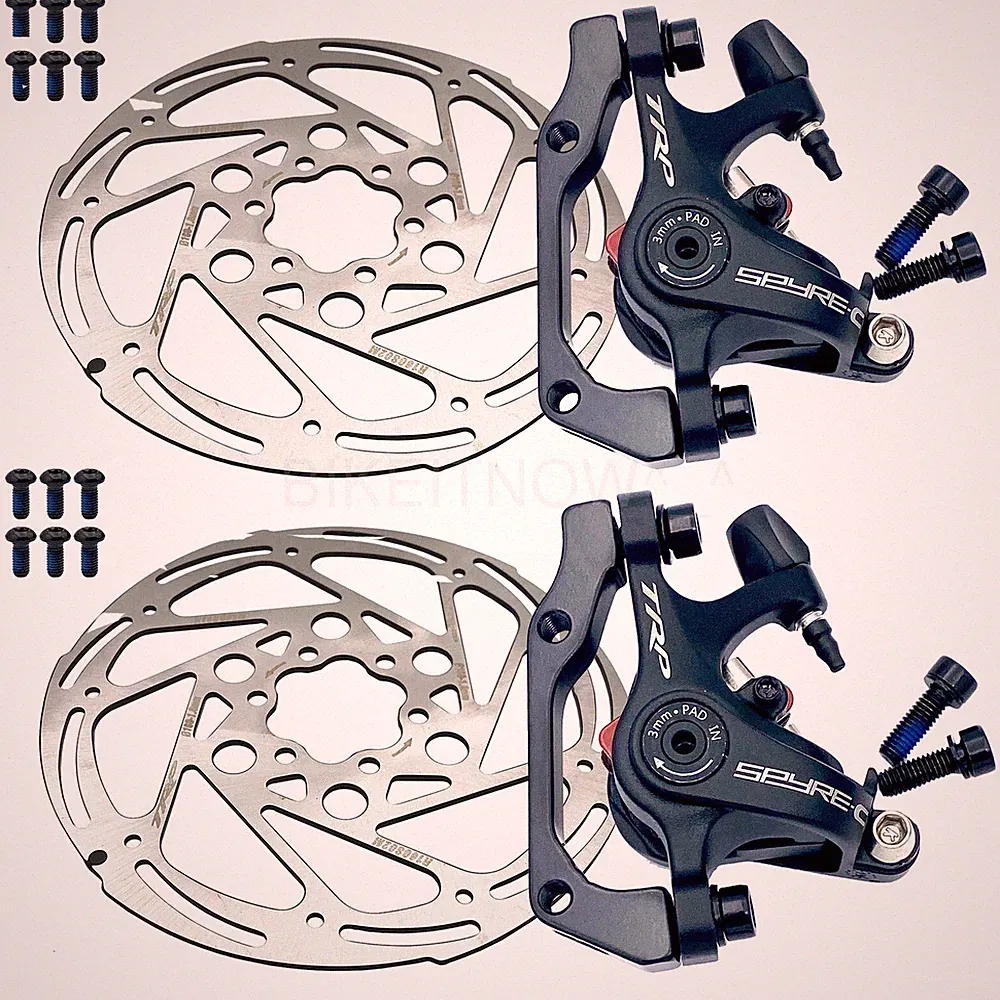 TRP Spyre CX Bike Bicycle Disc Brake set Caliper Mechanical,Front+Rear 160 Black