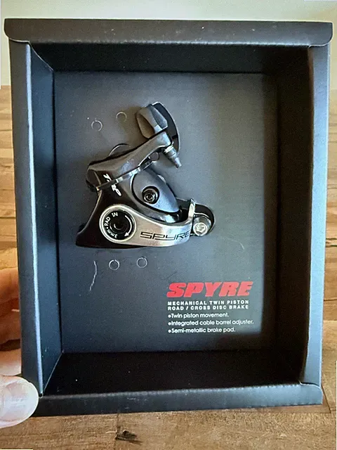 TRP Spyre Mechanical Twin Piston Disc Brake Caliper Road Cyclocross Black Silver