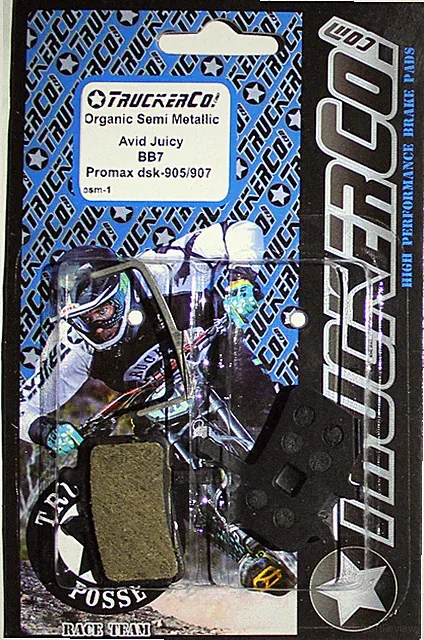 TruckerCo Org Semi Metallic Disc Brake Pads AVID Juicy 7 5 3 Sram bbdb BB7 mech